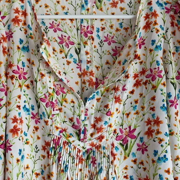 Gap Floral Long Sleeve Blouse Size Small - Picture 2 of 6